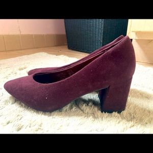 Magenta Chunky Heels